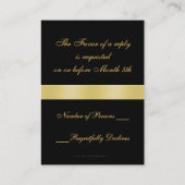 Mascarade vénitienne Masquerade Masque RSVP cartes (Dos)