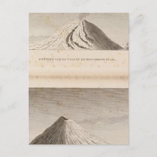 Mascareigne, Vesuve Briefkaart (Voorkant)