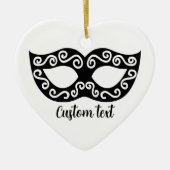 Mascarnage masque de fête de Noël ornement (Devant)