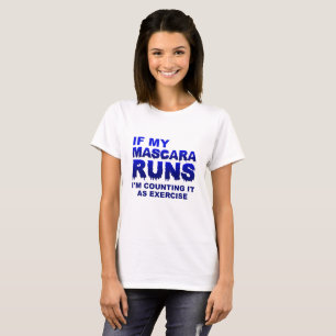 Mascera Doet Oefening Grappige T-shirt