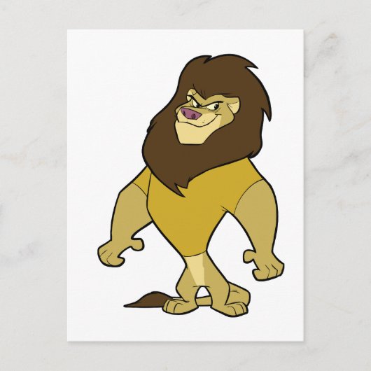 Mascot - Lion Gold Briefkaart (Voorkant)