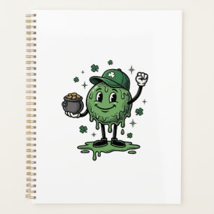 Mascotte de slime de la Saint-Patrick T-shirt vect