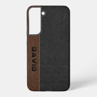 Masculine Black en bruin leder