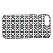 Masculine Black en white Latvian tribal folk art Case-Mate iPhone Case (Achterkant (Horizontaal))