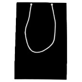 Masculine Black Specialized Groomsmen Medium Cadeauzakje (Achterkant)