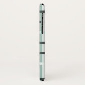 Masculine bleu et gris Plaid iPhone / coque ipad (Dos/Gauche)