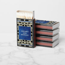 Masculine bleu marine moderne Customisée Anniversa