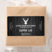 Masculine Bois Nicotine Vape E Jus Étiquettes (En situation)