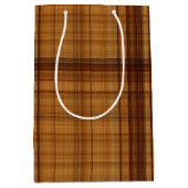 Masculine Browns spelpatroon Medium Cadeauzakje (Voorkant)