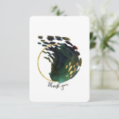 Masculine Contemual bedankt kaart (Staand voorkant)