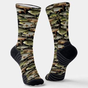 Masculine Fisherman's Fantasy Pattern Sokken