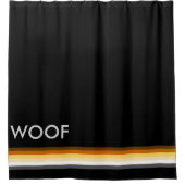Masculine Gay Beren Pride Flag WOOF Douchegordijn (Voorkant)