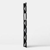 Masculine Geometric Pattern Monogrammed Black Case-Mate iPhone Case (Achterkant / Rechts)