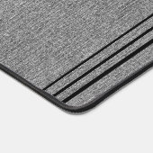 Masculine, Gris Denim Print, Black Script Accents (Coin)