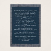 Masculine Photo Funéraire Carte de prière Sympathi (Dos)