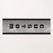 Masculine tôle d'acier conception épaisse tapis de (Devant (Horizontal))