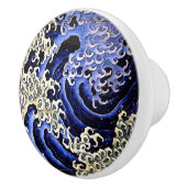 Masculine Wave (Detail) van Hokusai Keramische Knop (Rechts)
