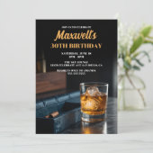 Masculine Whiskey & Cigar Night | Gentlemen’s Part Kaart (Staand voorkant)