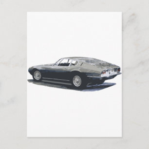 Maserati Ghibli Classic Drawing Briefkaart