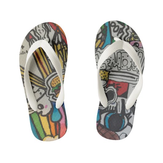 Mash Art Kinder Teenslippers (Voetbed)