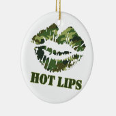 MASH Hot Lips Keramisch Ornament (Rechts)