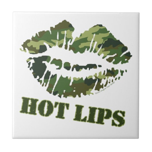 MASH Hot Lips Tegeltje (Voorkant)