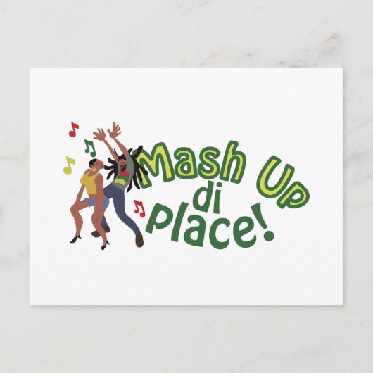 Mash Up Place Briefkaart (Voorkant)