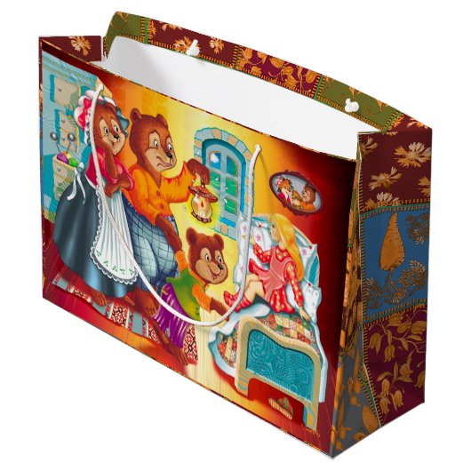 Masha en 3 beren groot cadeauzakje (Achterkant Gekanteld)