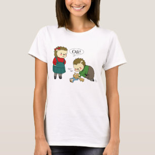 Masha en Sasha Yozhin speeltijd t-shirt