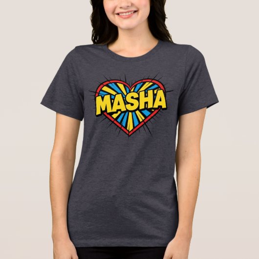 Masha Love Tri-Blend Shirt (Voorkant)