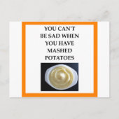 MASHED-aardappelen Briefkaart (Voorkant)