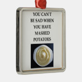 MASHED-aardappelen Metalen Ornament (Rechts)