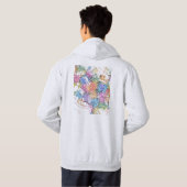 Mashhad Iran City Map Hoodie (Achterkant volledig)