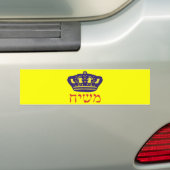 Mashiach Bumpersticker (Op auto)
