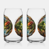 Mashup attack of the Colossus frosted canned glass (Gauche)