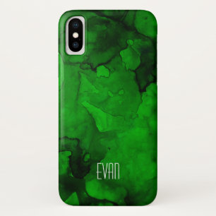 Mashup couleur verte Apple iPhone X Coque