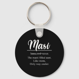 Masi definitie grappige tante tante Indiase masi Sleutelhanger
