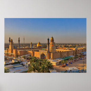 Masjid al-Kufa Islamitische wandkunst Historisch Poster