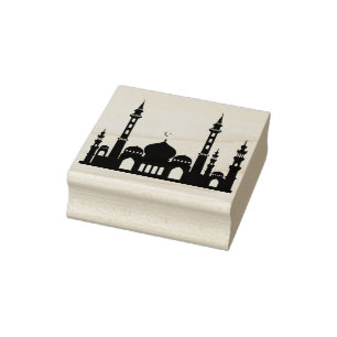 Masjid moskee kunststempel 	rubberstempel