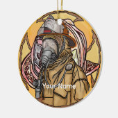 Mask Firefighter Ornament (Links)