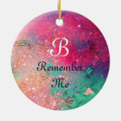 MASK IN BLUE, Monogram Keramisch Ornament (Achterkant)