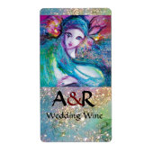 MASK IN BLUE MONOGRAM Weddenwijn Etiket (Voorkant)