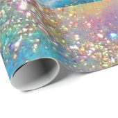 MASK IN BLUE/Venetiaanse maskerade maskers Cadeaupapier (Rol Hoek)