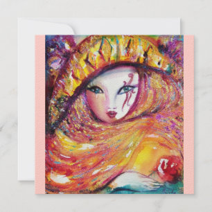 MASK IN GEEL Carnival Masquerade Party Kaart