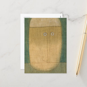 Mask of Fear van Paul Klee Feestdagenkaart