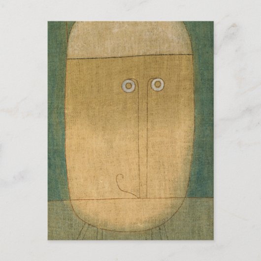 Mask of Fear van Paul Klee Feestdagenkaart (Voorkant)