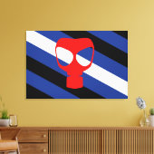 Mask Pride Vlag Canvas Afdruk (Insitu (Woonkamer))