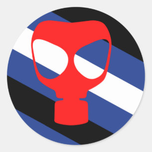 Mask Pride Vlag Ronde Sticker