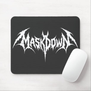 Maskdown Stikkerige Lettering Vleermuisvleugels Me Muismat