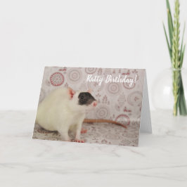 Masked Rat - Ratty Birthday Kaart